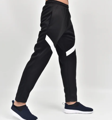 black Cosmofleece trousers