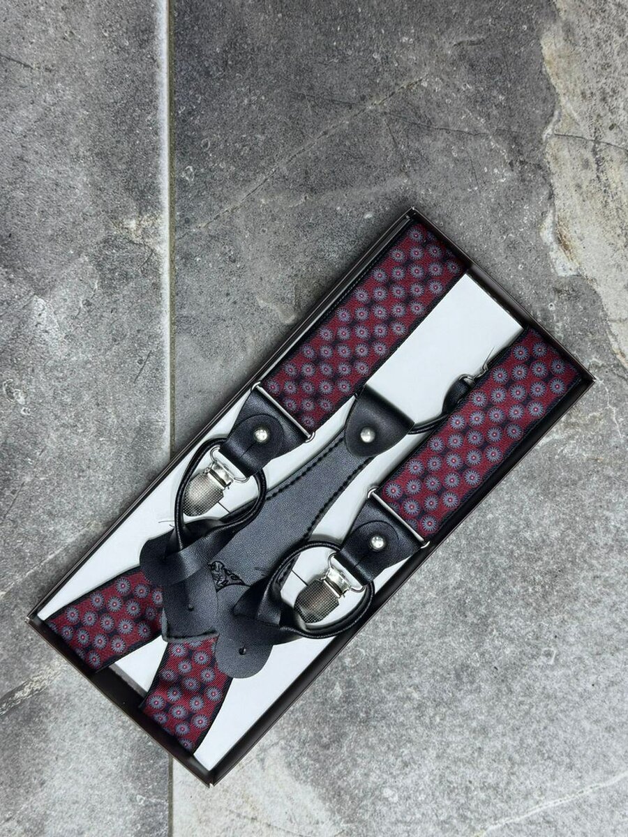 Elegant Men's Suspenders Set