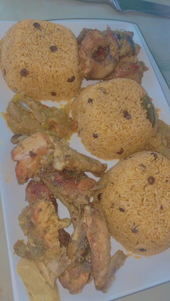 Riz soumara avec pintade