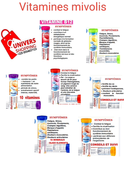 Vitamines complètements alimentaires