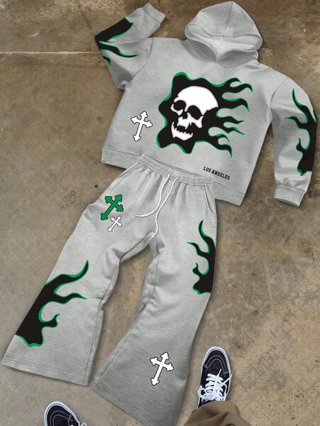 Ensemble Jogging Crâne Style