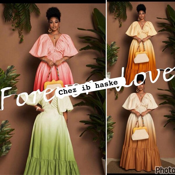 Robe Maxi Évasée Élégante