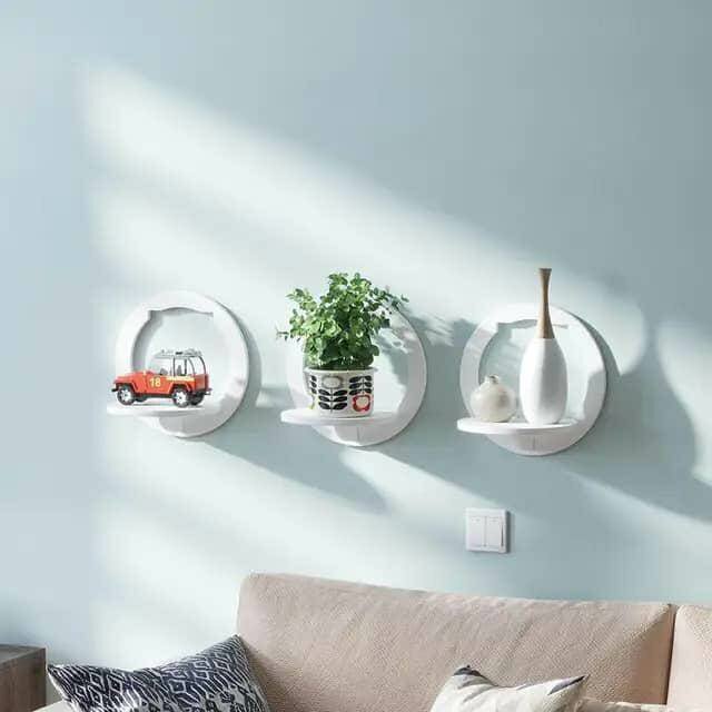3 set White Shelf