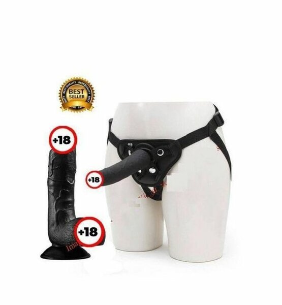 Harnais avec gode réaliste