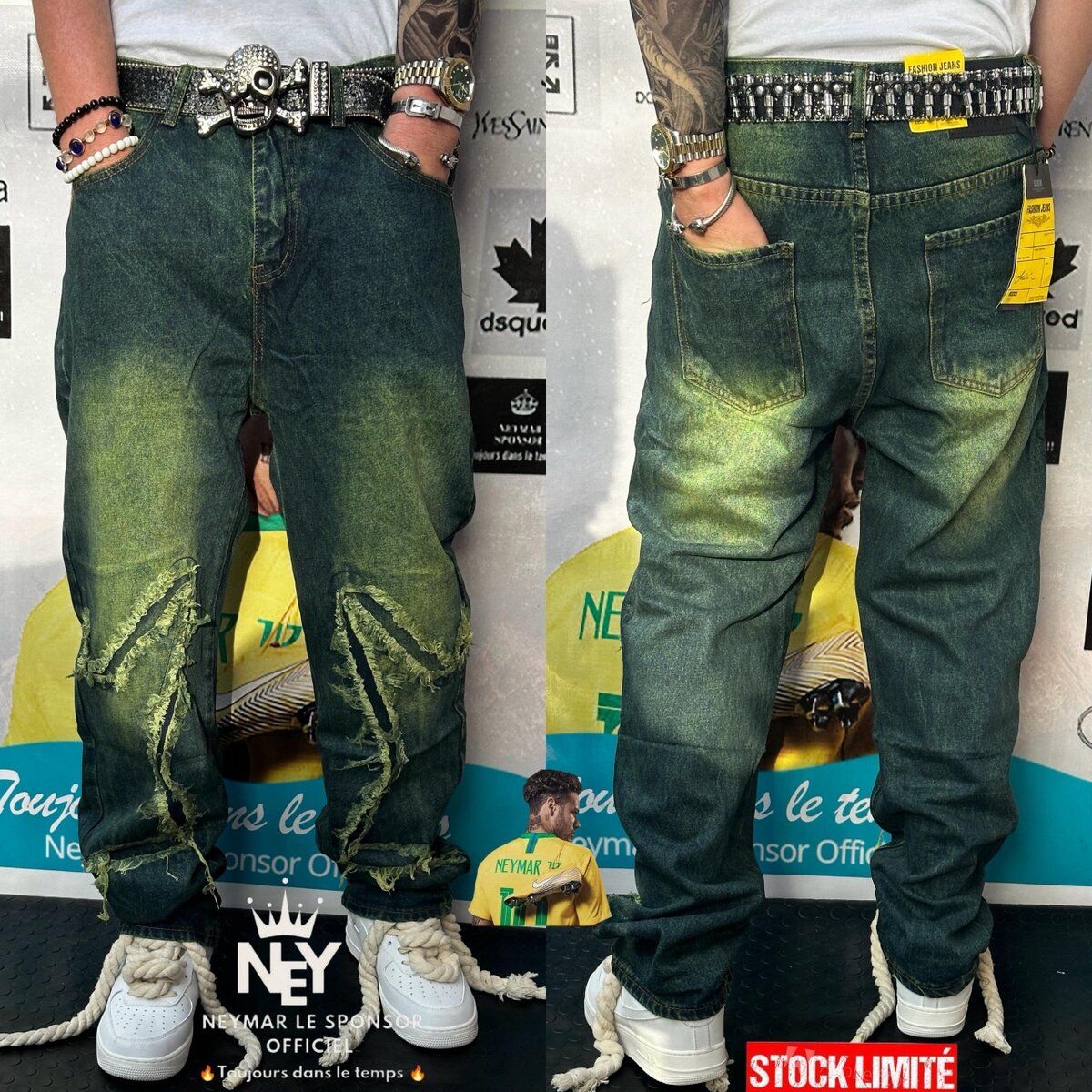 Jean homme tendance Neymar