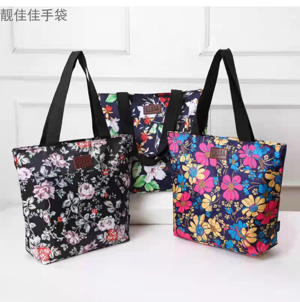 Sac fourre-tout floral élégant
