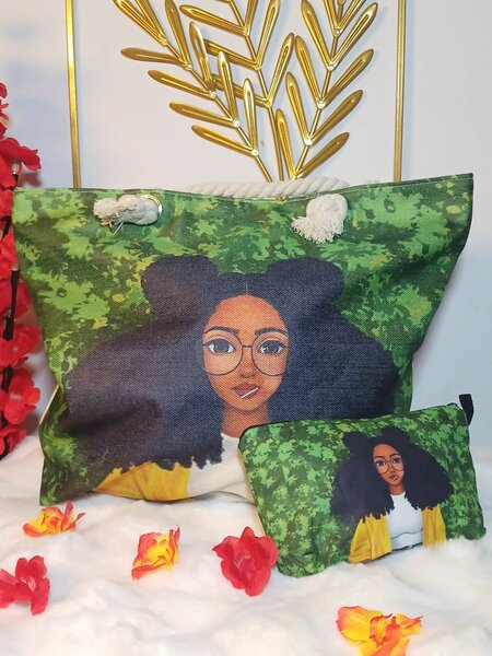 Totes bags imprimés et trousse