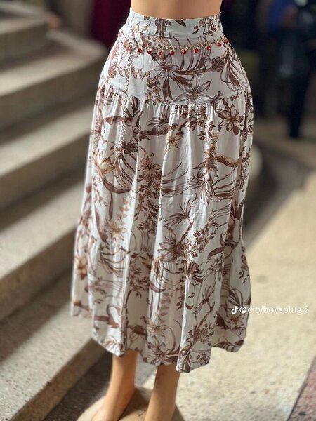 Jupe longue élégante femme