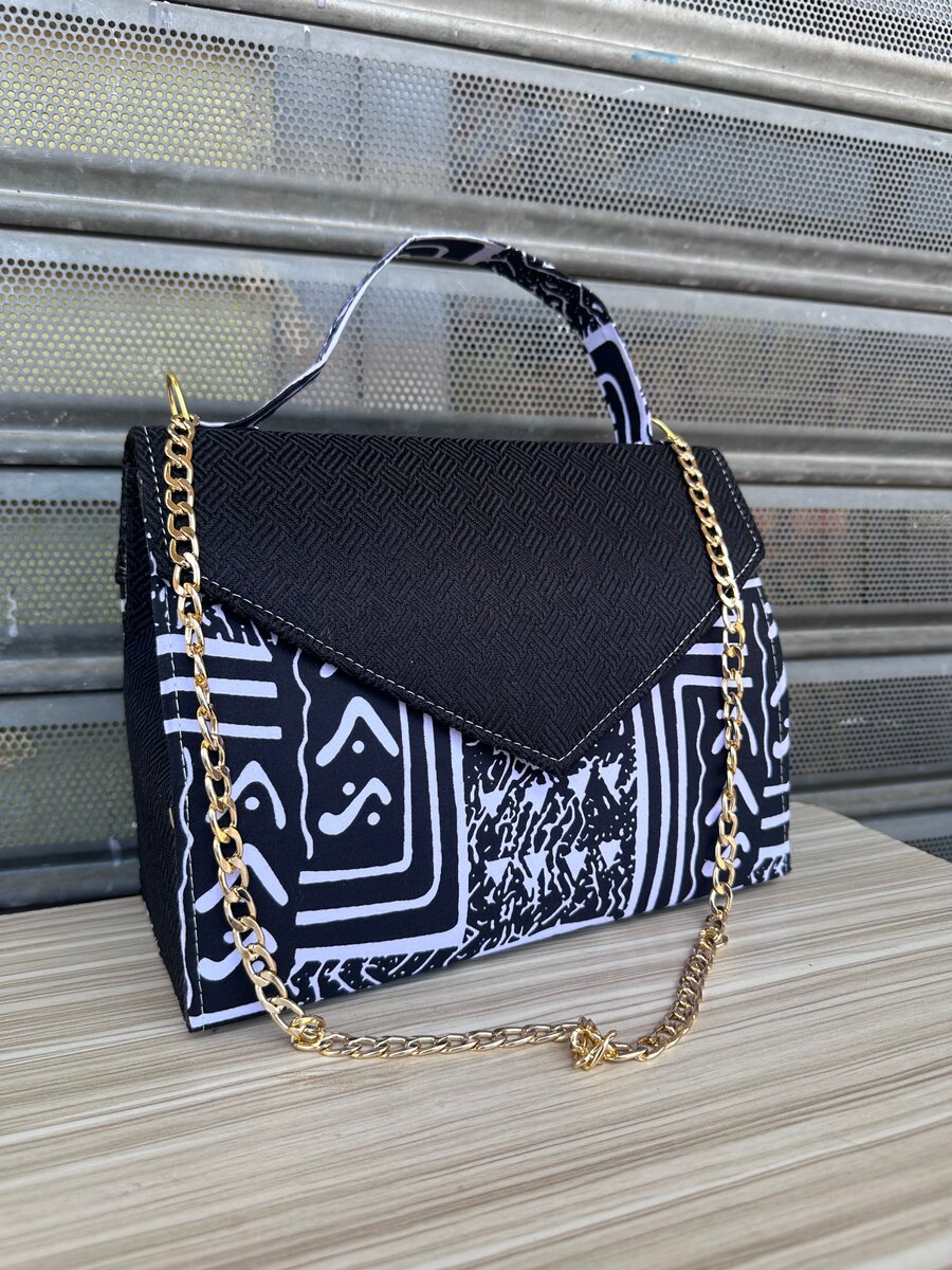 Sac à main géométrique