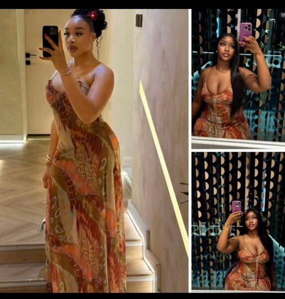 Robe longue imprimée femme