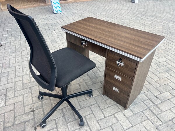 Office table and chair