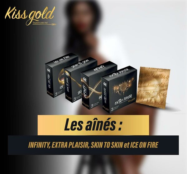 Kiss Gold Extra Plaisir 3 Pcs