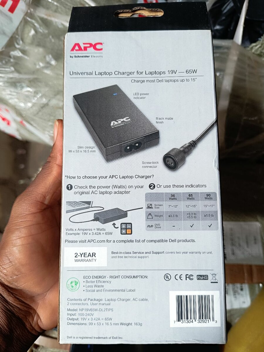 DELL Chargeur Universel APC65W