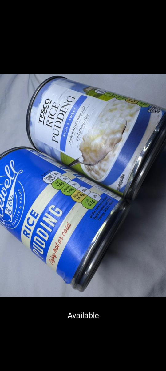 Uk tomatoes paste, and rice Can