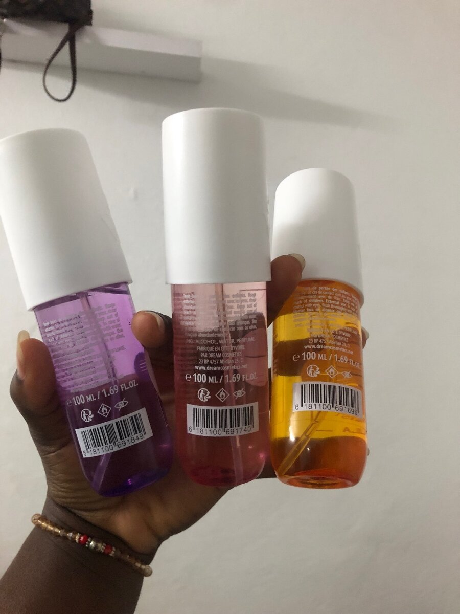 Brumes corporelles parfumées 100ml