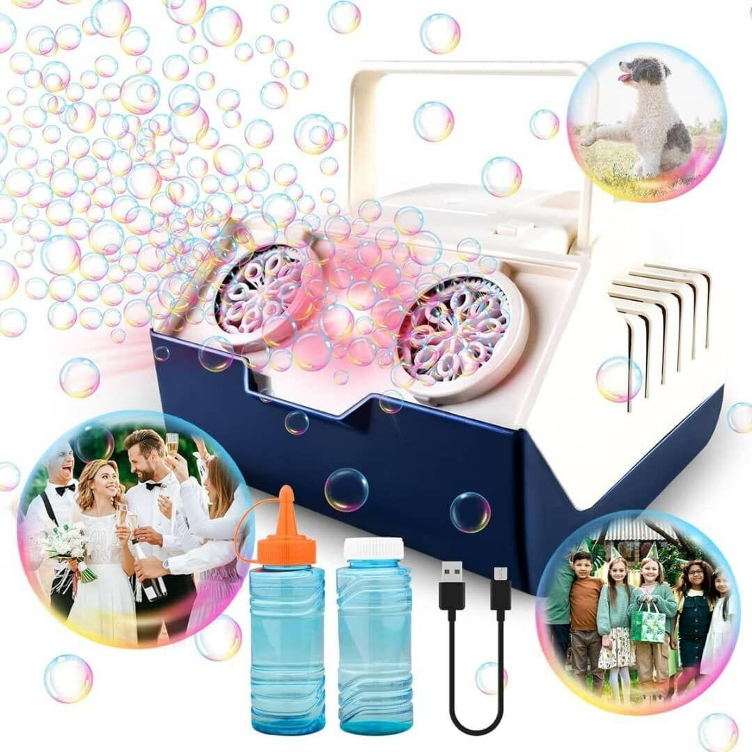 Machine à bulles électrique portable