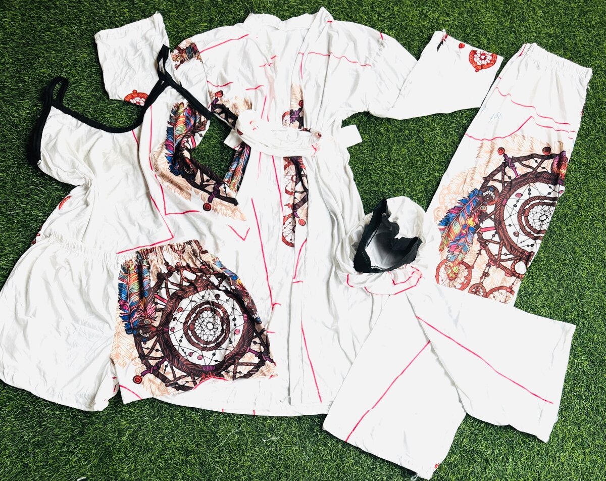 Wholesale of 5in1 cotton night wear