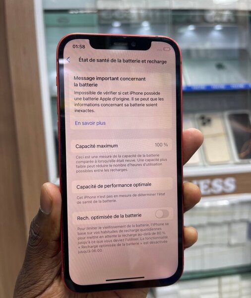 iPhone 12 Rouge Reconditionné