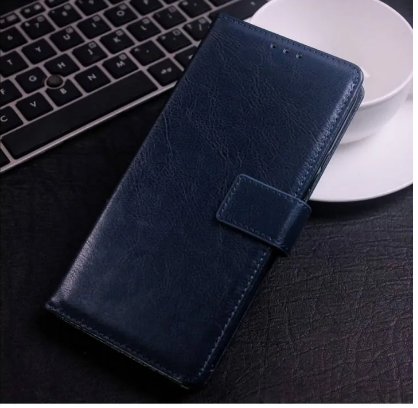 oppo A54 Case, Premium PU Leather Magnetic Shockproof Book Stand Folio Flip Wallet Case Cover with Card Holder