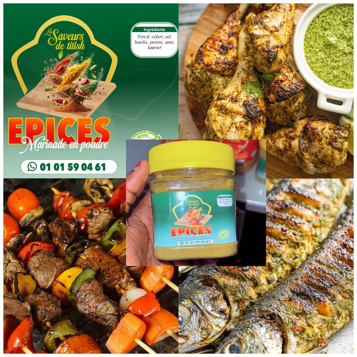 Épices Marinade en Poudre