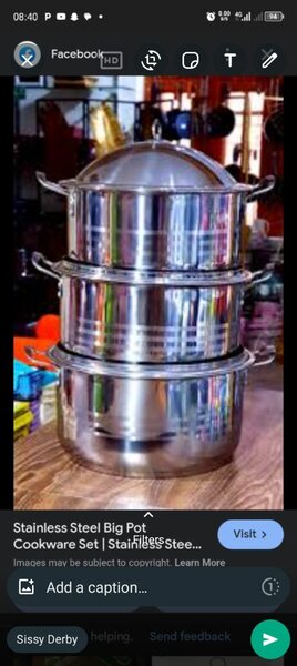Stainless steel cookware set