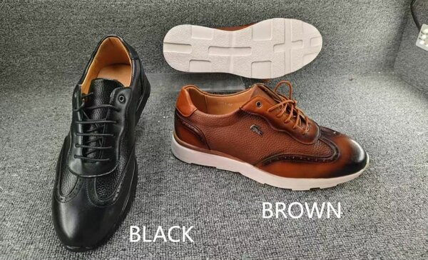 Chaussures en cuir homme