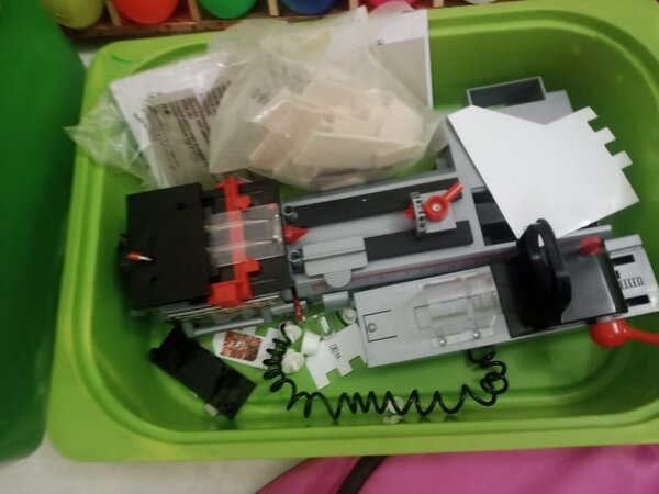 Wood cutting. Colour and number learning toy. Guns s