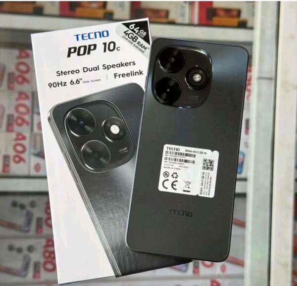 Tecno POP 10c 6GB/128GB Noir
