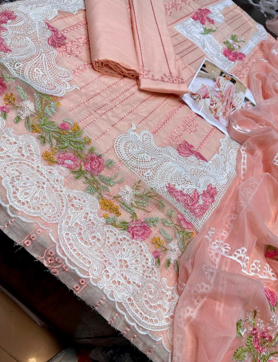 3 pcs women's unstitched summer collection