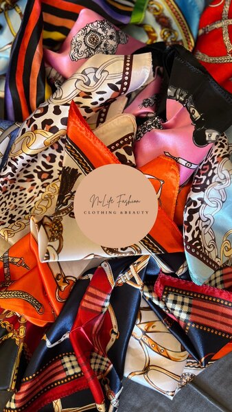 Silk vintage scarves