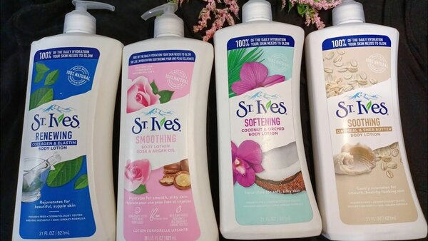 St. Ives body lotion