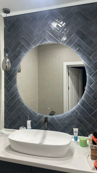 Зеркало с подсветкой 60см диаметр