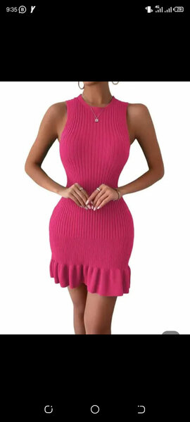 Beautiful and stylish women's dress pink