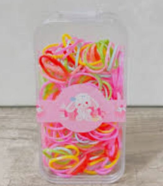 3 boîtes Élastiques colorés