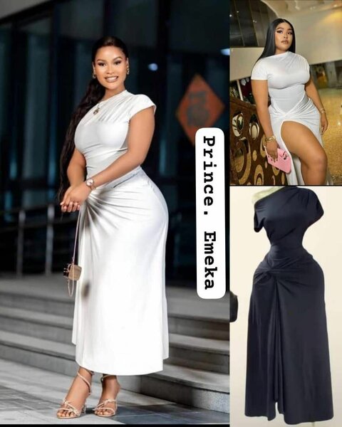 Robe élégante drapée