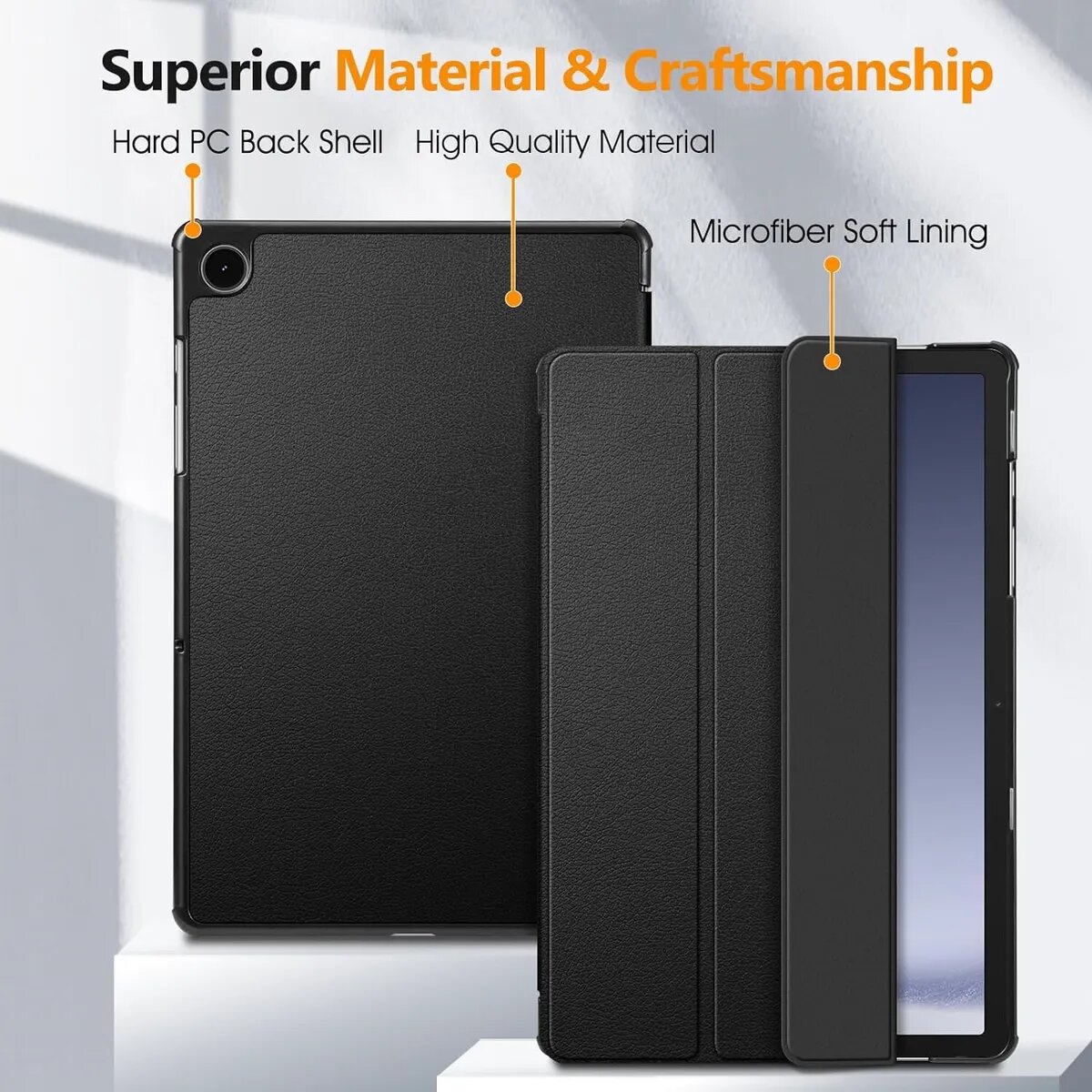 Samsung Galaxy Tab A9 Case Cover with Pencil holder