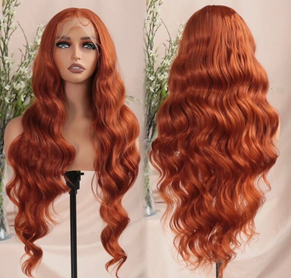 Perruque ondulée longue