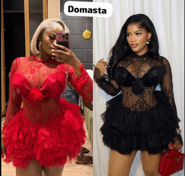 Robe de dentelle élégante femme