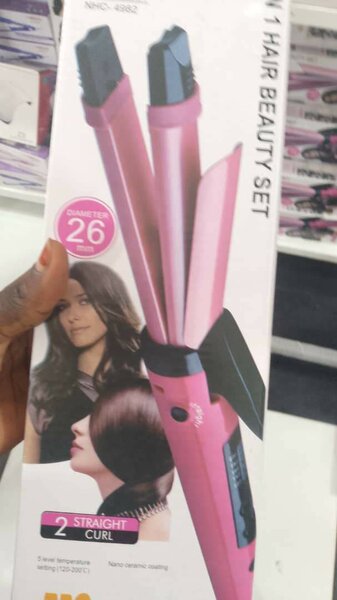 Lisseur et boucleur 2 en 1