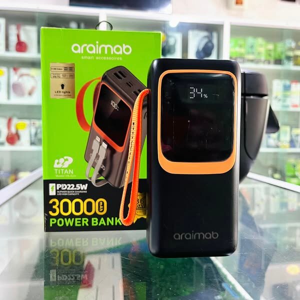 ORAIMAB 30,000 mAh, 22.5W SUPER QUICK CHARGING LED HIGH CAPACITY POWERBANK