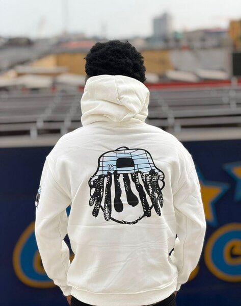 Sweat à Capuche Imprimé Homme