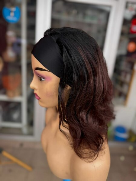 Perruque naturel marron