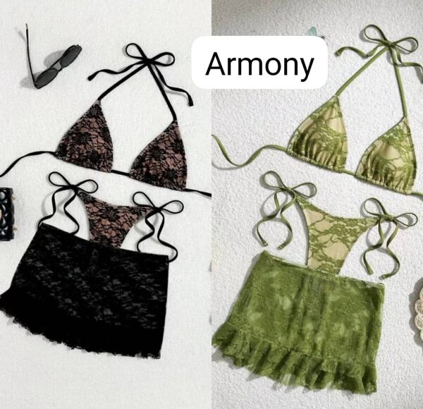 Maillot de bain en dentelle