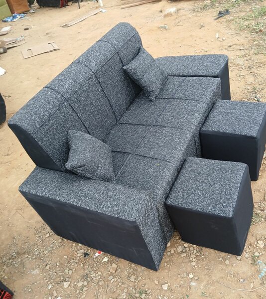 Canapé 2place 2pouf