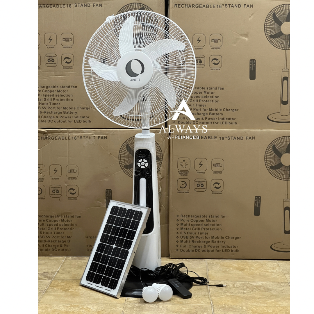 Solar Rechargeable Fan