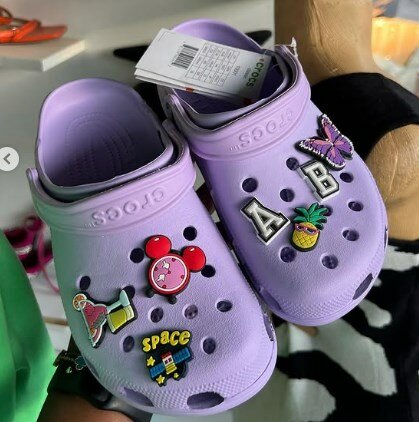 Crocs lilac