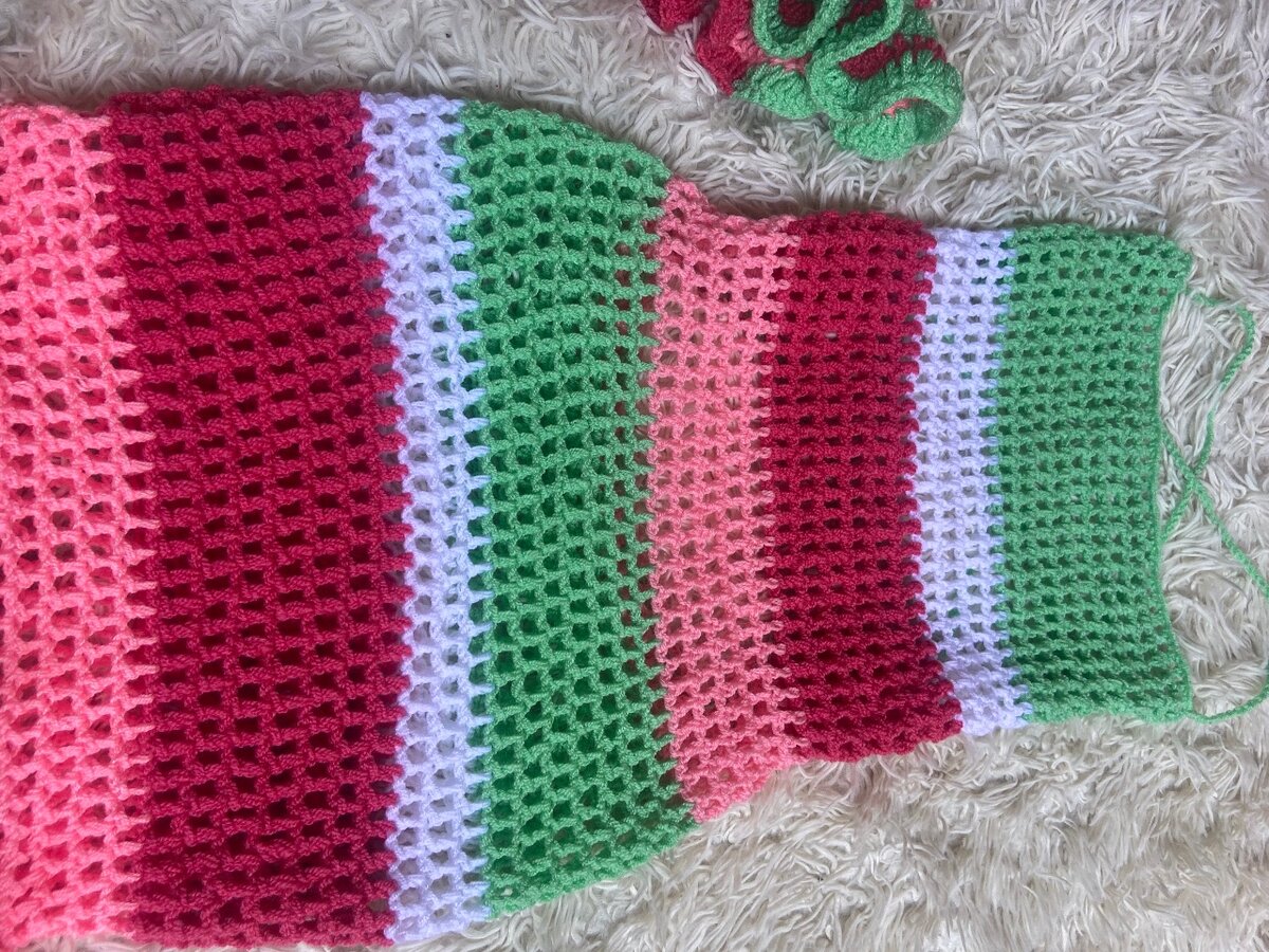 Robe et Bonnet Crochet