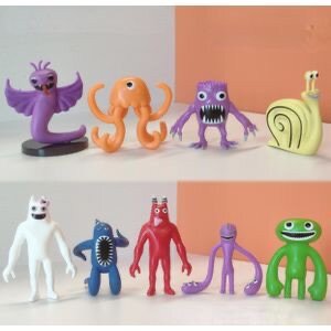 Figurines Monstres Colorés