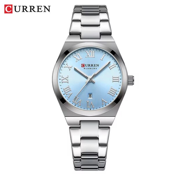Montre CURREN Blanche Acier Inoxydable
