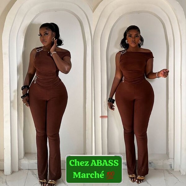 Combinaison élégante marron